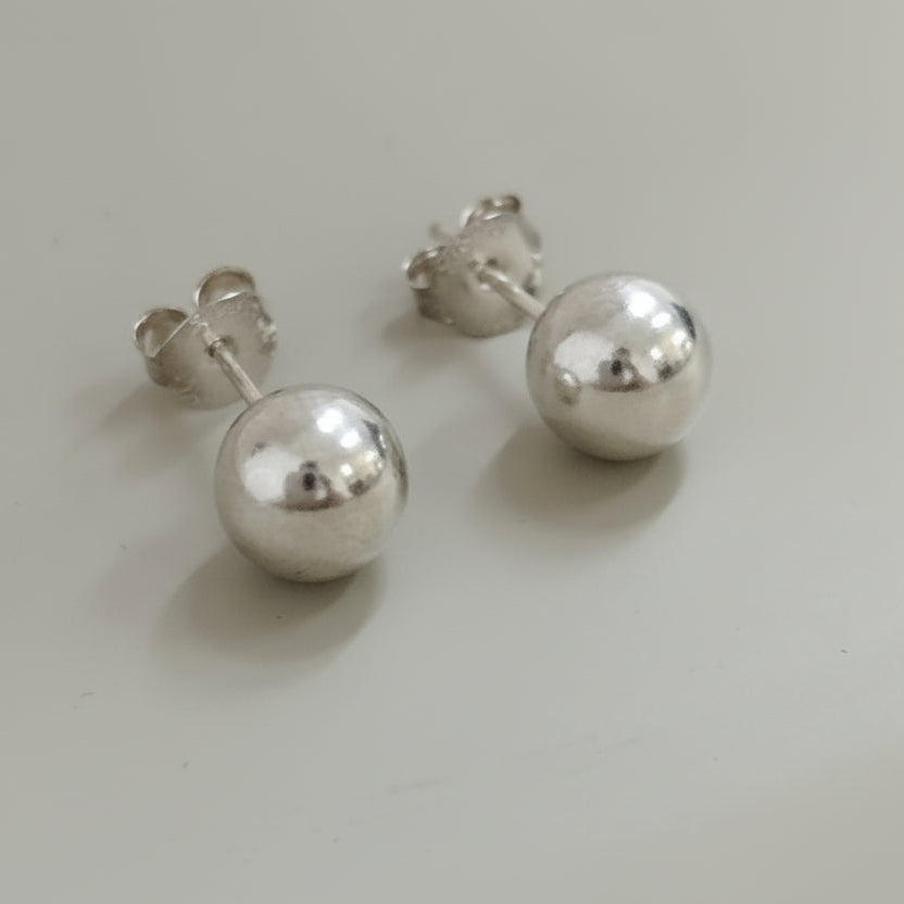 TOPO BALIN 8MM DE PLATA LEY 925 ID: 298