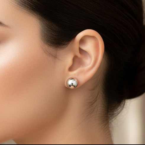 TOPO BALIN 8MM DE PLATA LEY 925 ID: 298