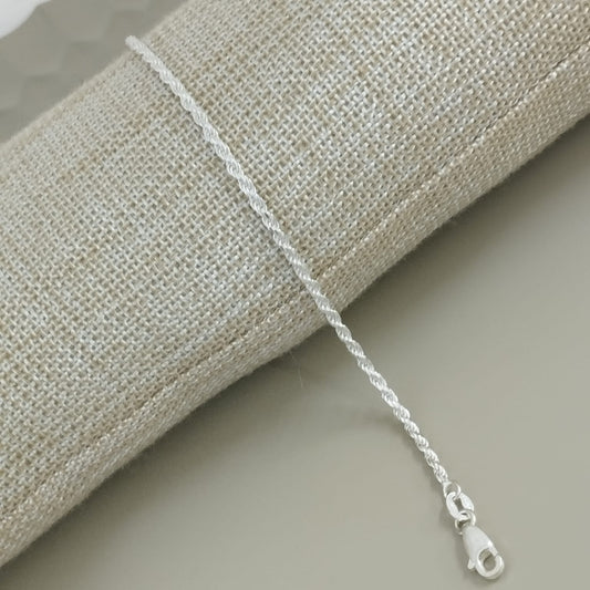 PULSO LAZO 19CM 2MM DE PLATA ID: 273