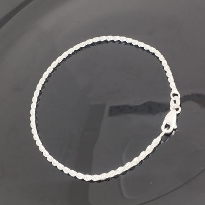 PULSO LAZO 19CM 2MM DE PLATA ID: 273