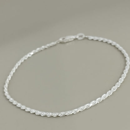 PULSO LAZO 19CM 2MM DE PLATA ID: 273