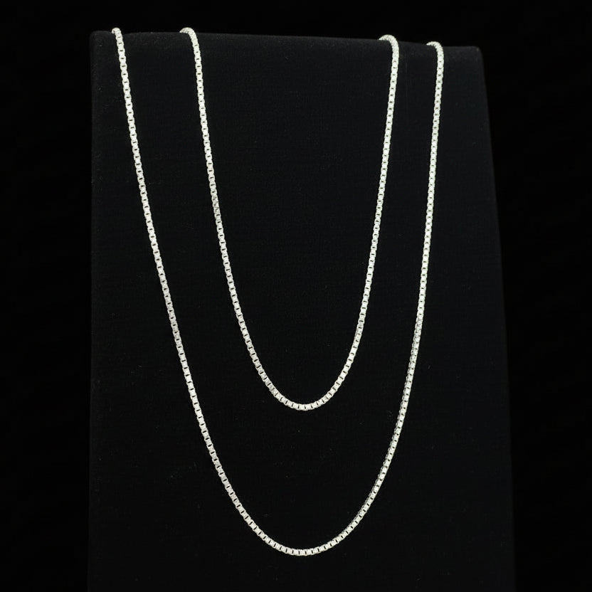 CADENA VENECIANA 45CM DE PLATA ID: 266