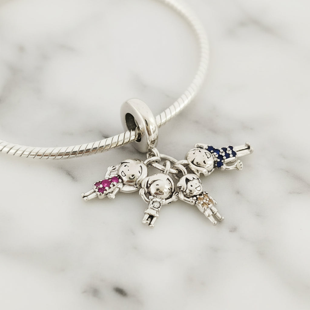 Charms Niños 1cm Plata 925 ID: 318
