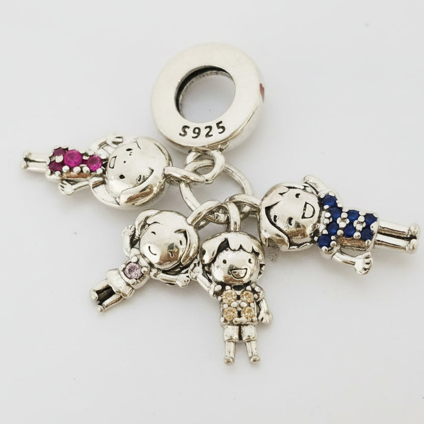 Charms Niños 1cm Plata 925 ID: 318