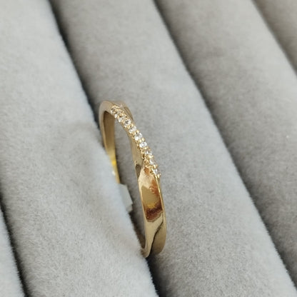 Anillo Churumbella Con Circon Blanco T8 ID: 352
