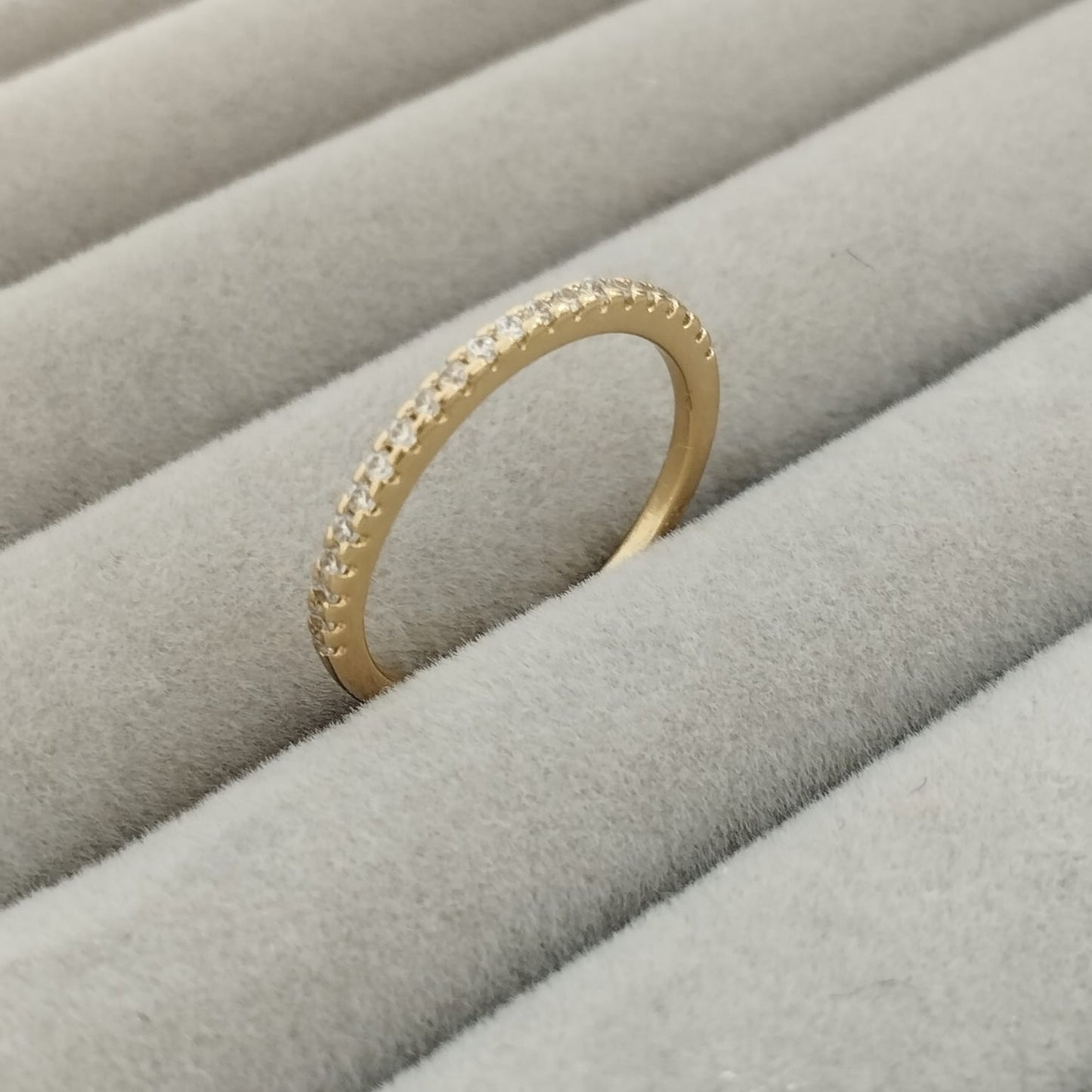 Anillo Churumbella Con Circon Blanco T7 ID: 343
