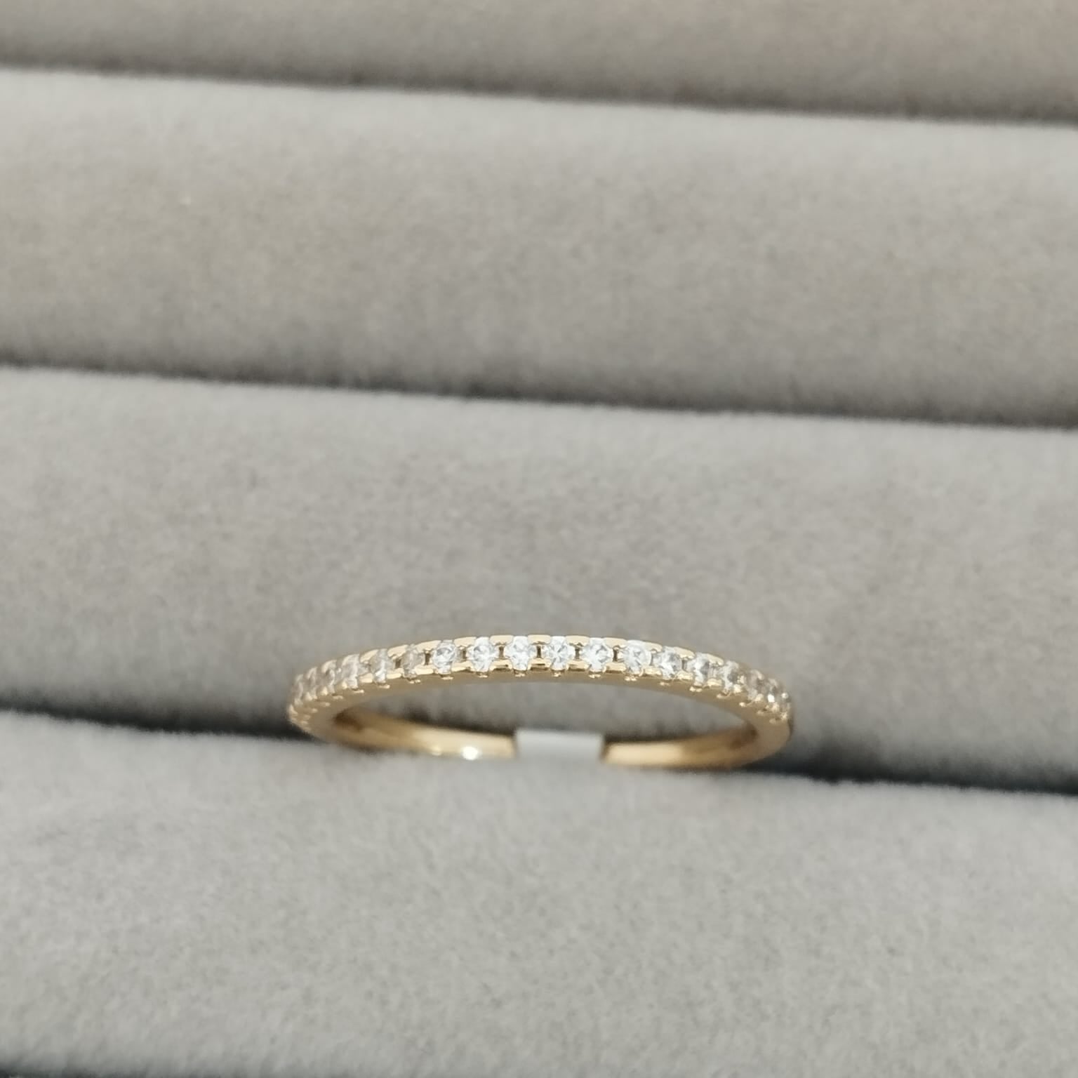 Anillo Churumbella Con Circon Blanco T8 ID: 344