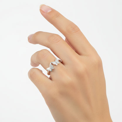 Anillo Mariposa T5 Plata Ley 925 ID: 456