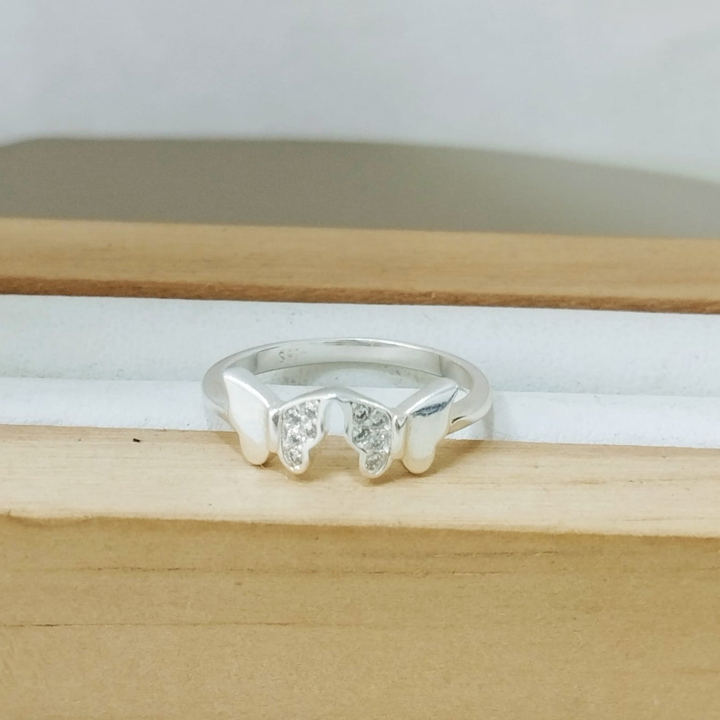 Anillo Mariposa T5 Plata Ley 925 ID: 456