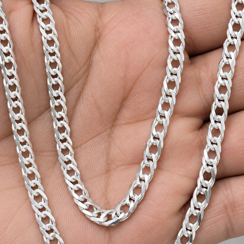 Cadena Cubana doble 60cm 15.03/gr ID: 650