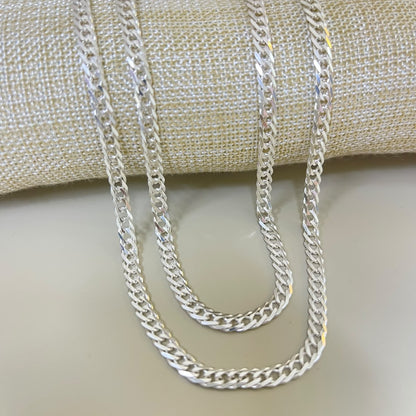 Cadena Cubana doble 60cm 15.03/gr ID: 650